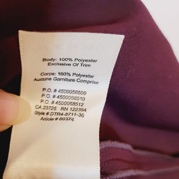 Wilfred Aritzia maroon red slip dress Size 8 minimal clean girl old money - Picture 9 of 11